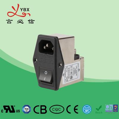 China Filtro de interferencia del poder de la entrada del IEC de Yanbixin 1A-10A para la sola fuente de alimentación en venta