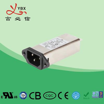 China Yanbixin General Inline EMI Filter With IEC320 Socket , Electrical Outlet Noise Filter for sale