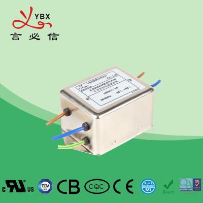 China Yanbixin SMPS AC Single Phase RFI Filter Rated Current 1A-10A Stable Performance for sale