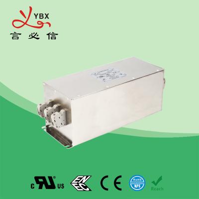 China Yanbixin 60A 250V 480VAC RFI Power Filter , Industrial Power Line RFI Filter for sale