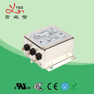China Commercial 3 Phase Emi 3 Line Inverter Noise Filter 380V 440VAC 3A for sale