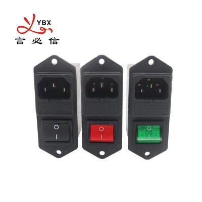 China Three In One Socket EMI Filter 1A~10A Power Entry Module Filter For Medical Equipment for sale
