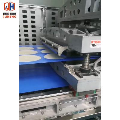 China 3800pcs/Hr Automatic Tortilla Production Line Hot Press Tortilla Maker Machine Industrial for sale