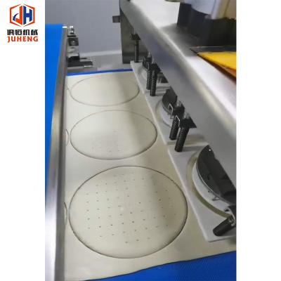 China 10in Raw Pizza Food Production Lines Unbaked  Pizza Dough Making Machine for sale