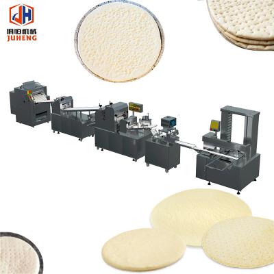 China 10710mm Length Pizza Base Production Line Ready Made Dough Pizza Machine for sale