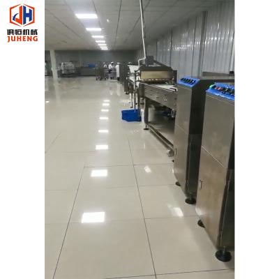 China Industrial Indian Flatbread Making Machine Lachha Paratha Production Line for sale