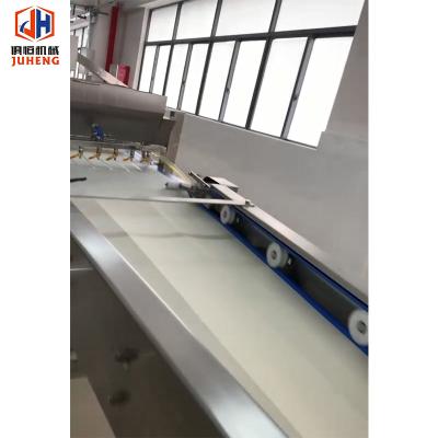 China Anti Bacterial Lachha Paratha Making Machine Chinese Shredded Pancake Production Line for sale