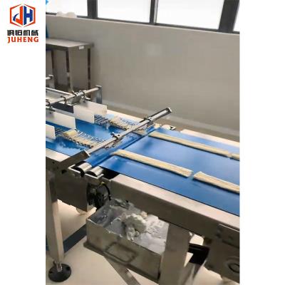 China Chinese Flaky Scallion Pancake Production Line Lachha Automatic Paratha Making Machine for sale