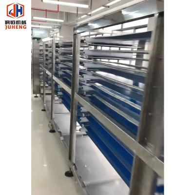 China 5500pcs/H Lachha automático Paratha que hace la máquina Malabar Parotta que hace la máquina en venta