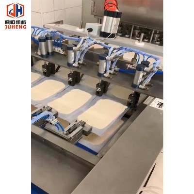China Congelado semi terminou Lachha Paratha que faz a máquina o fabricante chinês de Guokwei à venda