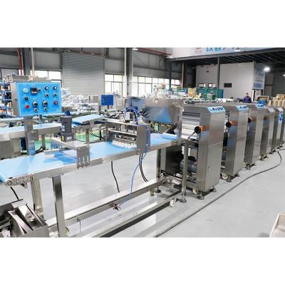 China PLC Automatic Roti Paratha Production Line 380V for sale