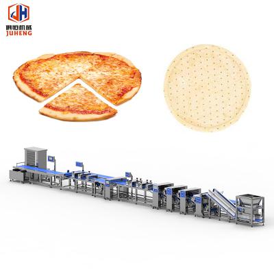 China 1000 To 5000pcs/H Automatic Pizza Base Production Line Rotary Cutter Pizza Former Machine for sale