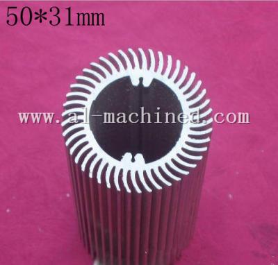 China Item 175.Machined LED Cooling in china, AL6063 Extruded Profiles LED Light Radiator,hot item round heatsinks in china for sale