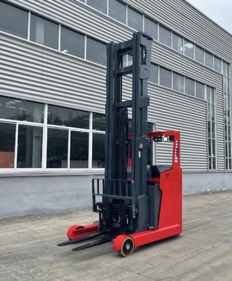 China 1.5Ton Seated Electric Reach Truck High Performance Mast Forklift Truck With 8000mm Lift Height for sale
