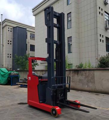 China 1T 1.5T 2T 2.5T Sit Down Electric Reach Stacker With Battery Charger 3m~12m For Material Handling/Warehouse/Lift Pallet for sale