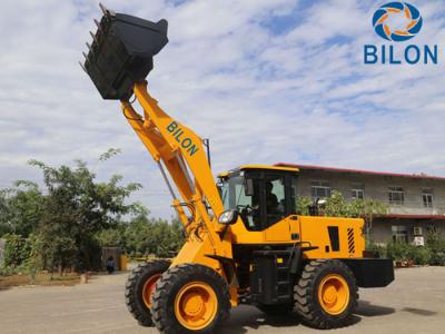 China Smooth Handling 42KW Wheel Loader with Dry type Axle Fork Attachment 30-100L/Min Oil Flow for sale