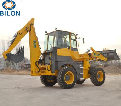 China 0.8-1.2m3 Bucket Capacity  Backhoe Loader For Building Construction for sale