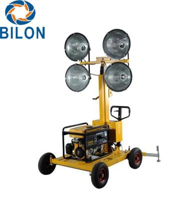 China Mineral Industrial Mobile Light Tower IP54 IP Rating For Construction / Emergency for sale