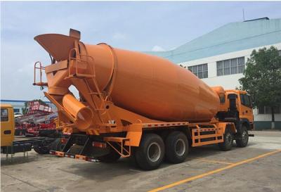 China Easy To Control Concrete Mixer Truck 6m Concrete Agitator Truck 1 Year Warranty for sale