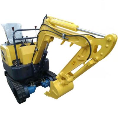 China Mini Digger Road Builder Excavator 0.8 Ton Small Mini Excavators With Hydraulic Hammer for sale