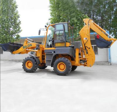 China Multi Function Towable Tractor Loader Backhoe With 4 In 1 Bucket for sale