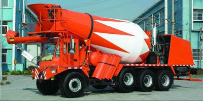 China 8X4 Concrete Transit Mixer 6m3 Agitating Capacity For Building Construction for sale