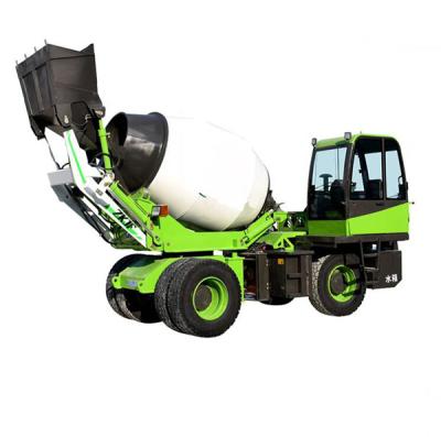 China Multifunctional 3.5 M3 Self Loading Concrete Mixer Vehicle / Cement Mixer Truck for sale