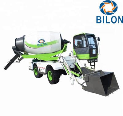 China High Efficient 4 CBM Mini Concrete Mixer Truck Closed Circuit Hydraulic Rotation System for sale