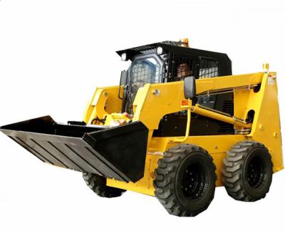 China Heavy Duty 85HP Skid Wheel Loader With Mitsubishi Diesel Engine for sale