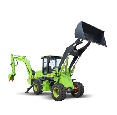 China 2.5 Ton Towable Backhoe Loader With Air - Over - Oil Assist Caliper Braking System for sale