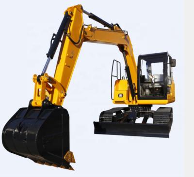 China profundidade de escavação 3898mm do mini máximo de 7,5 toneladas do escavador da máquina escavadora da esteira rolante 7500kg micro à venda