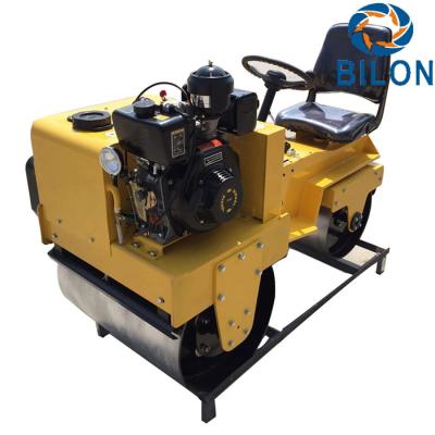 China 6HP 2 Drum Ride - On Vibratory Road Roller Water Tank 15L 700kg for sale