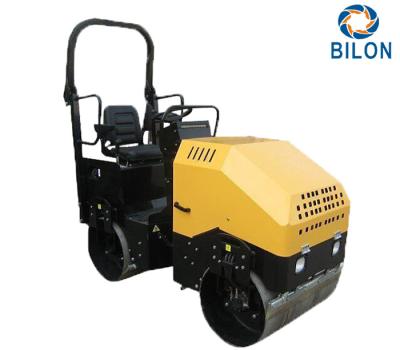 China Unique 1 Ton Full Hydraulic Compactor Vibratory Roller Electric Start - Up for sale