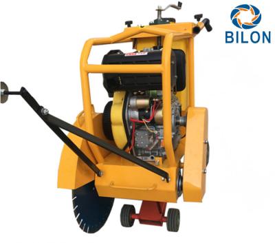 China 25HP Diesel Hydraulic Start Concrete Road Cutter Saw Running Speed 20m-40m/h for sale
