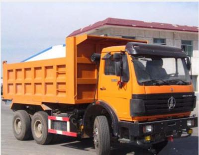 China Beiben 31-40T Capacity 6x4 tipper truck With One Sleeper Cabin 11.596L Displacement for sale