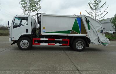 Cina camion 7cbm del compattatore di rifiuti di 8000L ISUZU 8cbm a capacità ISO9001 in vendita