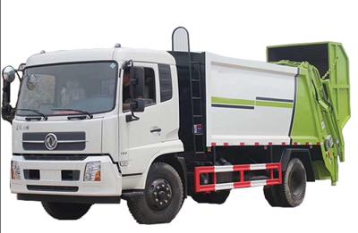 China 3250mm Hydraulic Garbage Compactor Dongfeng 4x2 5m3  Euro 4 Standard for sale