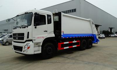 China Rear Load Garbage Compactor Truck Dongfeng Right Hand 6x4 18cbm for sale