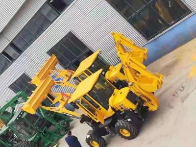 China Hydraulic 76KW 1m3 Bucket Backhoe Loader AC And Joystick WZ30-25 for sale