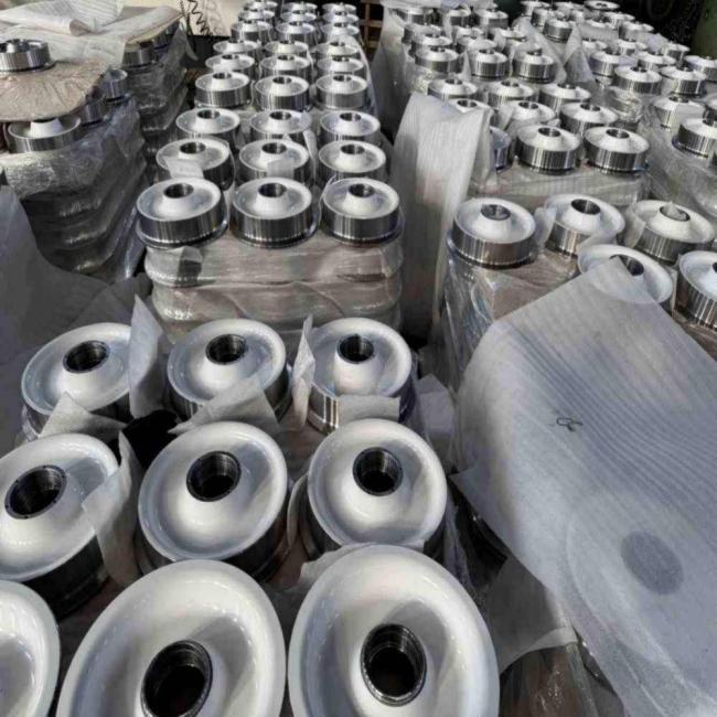 350mm diameter forged wheels 42CrMo coated anti corrosion for mining project