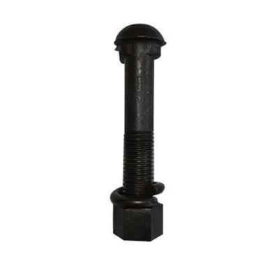 China Black Railway Track Fasteners , Fish Tail Bolt M6 M100 Specification for sale