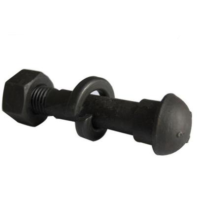 China Kingrail Railway Track Fasteners , Fish Bolts In Railway Grade 4.8 8.8 10.9 for sale