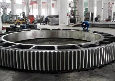 China Diámetro de acero resistente cada uno del anillo 1000m m del engranaje que forja 1,5 toneladas para la grúa en venta