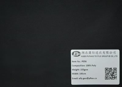 China Woven Synthetic Fiber Fabrics / Synthetic Jacket Fabrics 100% Polyester Pongee 155 GSM for sale