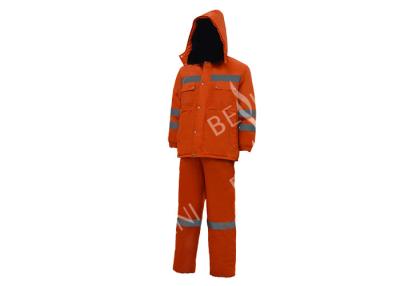 China Eco Friendly Hi Vis Workwear Hoodies , Winter Safety Jackets Reflective No Pilling for sale