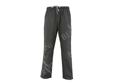 China Acid Resistant Men'S Protective Work Clothing Yarn Dyed Check Chef Trousers for sale