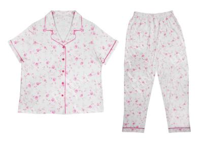 China Basic Style Women'S Sleepwear Shorts Sets , Women'S Cotton Sleep Shorts OEM for sale
