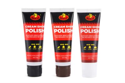 China Black Brown Cream Shoe Polish Sponge Applicator Hose Packaging Leather Shoe Glaze Essential Polish for sale