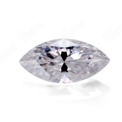China Top quality moissanite diamond DEF GH GRA loose marquise cut white moissanite diamond price for sale