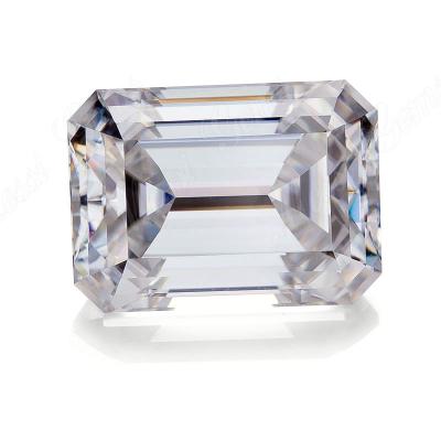 China High quality machine cut white moissanite stones octagon cut loose moissanite for jewelry for sale